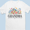 Blossoming Flower Garden For Grandma - Family Personalized Custom Unisex T-shirt, Hoodie, Sweatshirt - Mother's Day, Gift For Mom, Grandma