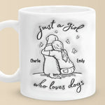 Custom Name Dog Lover Gifts for Women - Personalized Mugs