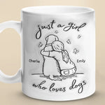 Custom Name Dog Lover Gifts for Women - Personalized Mugs