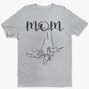 Custom Unisex T-shirt, Hoodie, Sweatshirt - Personalized Mother's Day Birthday Gifts For Mom, Grandma - A Mother's Love Is Forever & Always