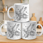 Custom Name Family Flower Gifts - Personalized Mugs
