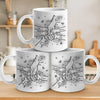 A Mother Always Has To Think Twice - Family Personalized Custom 3D Inflated Effect Printed Mug - Mother's Day, Gift For Mom, Grandma