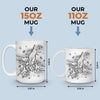 A Mother Always Has To Think Twice - Family Personalized Custom 3D Inflated Effect Printed Mug - Mother's Day, Gift For Mom, Grandma