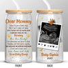 Custom Photo I Can't Wait To Meet You - Family Personalized Custom Glass Cup, Iced Coffee Cup - Mother's Day, Baby Shower Gift, Gift For First Mom