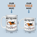 Custom Name Mother's Day Gifts for Dog Moms - Personalized Mugs