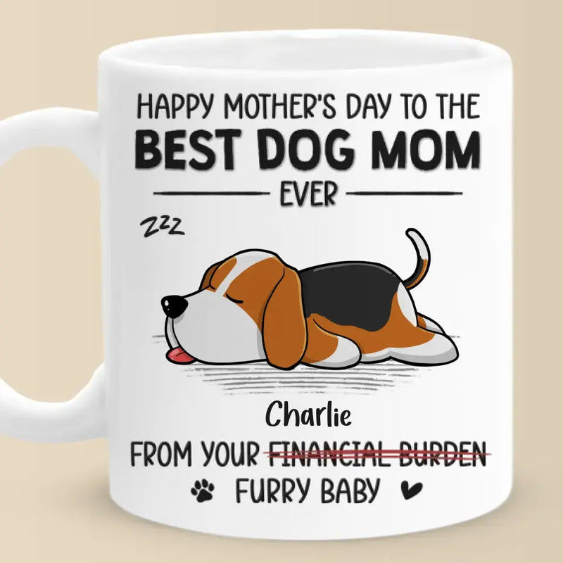 Custom Name Mother's Day Gifts for Dog Moms - Personalized Mugs