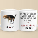 Custom Pet Photo Mother's Day Gifts for Dog Moms - Personalized Mugs