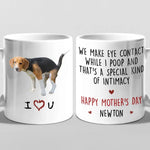 Custom Pet Photo Mother's Day Gifts for Dog Moms - Personalized Mugs