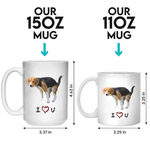 Custom Pet Photo Mother's Day Gifts for Dog Moms - Personalized Mugs