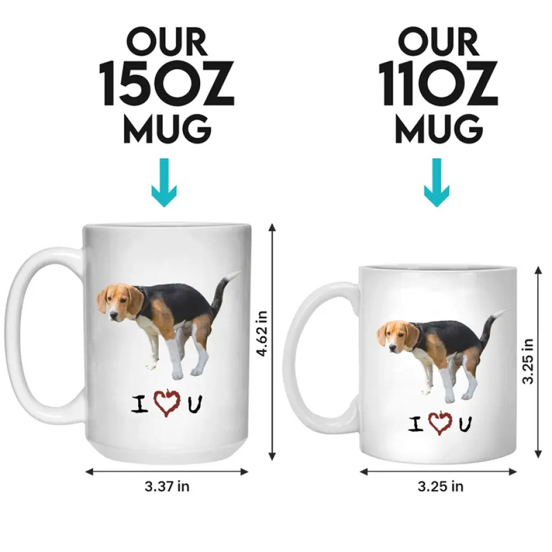 Custom Pet Photo Mother's Day Gifts for Dog Moms - Personalized Mugs
