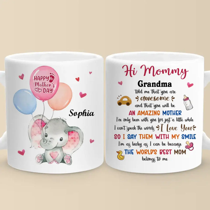 Custom Name Mother's Day Gifts for Mom - Personalized Mugs