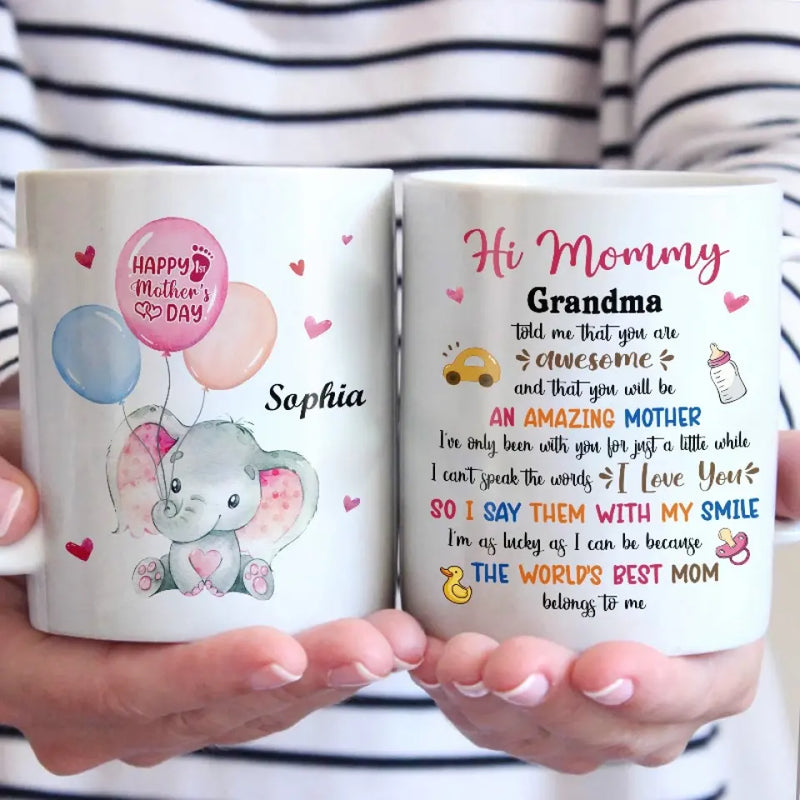 Custom Name Mother's Day Gifts for Mom - Personalized Mugs