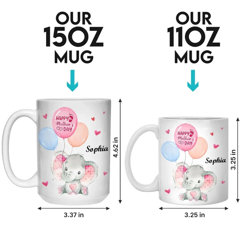 Custom Name Mother's Day Gifts for Mom - Personalized Mugs