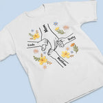 Custom Name Family Flower Gifts for Mom - Personalized Apparel