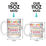 Mother's Day Baby Bump Gifts for Mom - Mugs