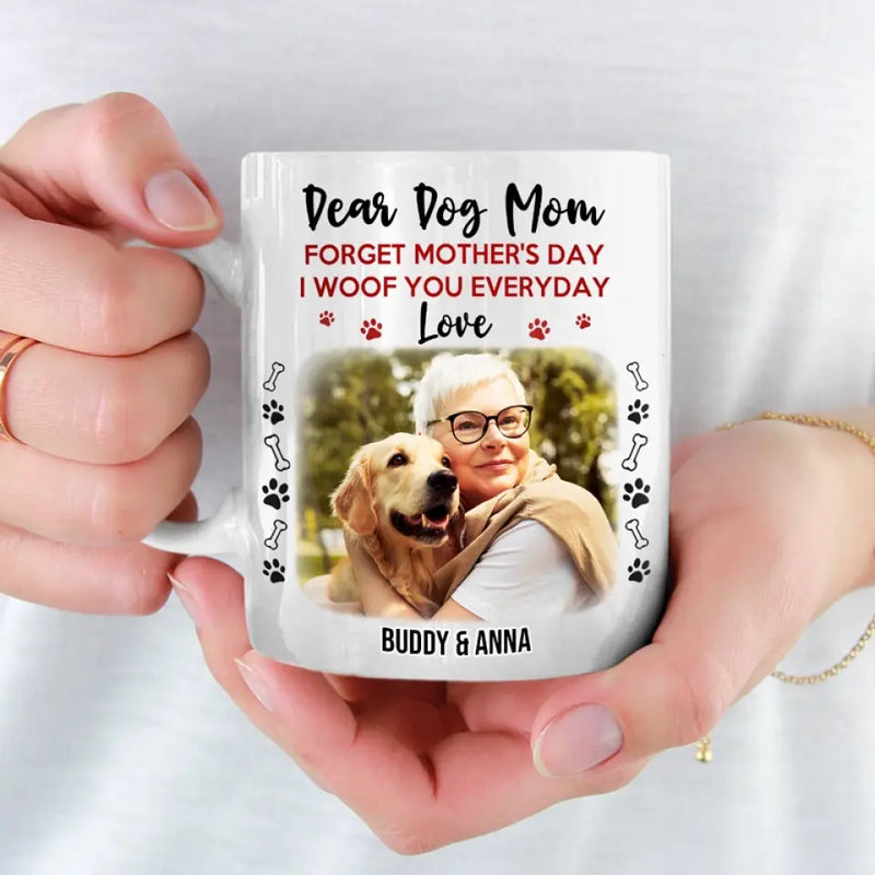 Custom Photo Dog Mom Mother's Day Gifts - Personalized Mugs