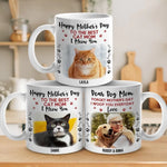 Custom Photo Dog Mom Mother's Day Gifts - Personalized Mugs