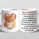 Custom Cat Photo Mother's Day Gifts for Cat Moms - Personalized Mugs