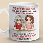 Custom Name Mother Daughter Mother's Day Gifts - Personalized Mugs