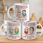 Custom Name Mother Daughter Mother's Day Gifts - Personalized Mugs