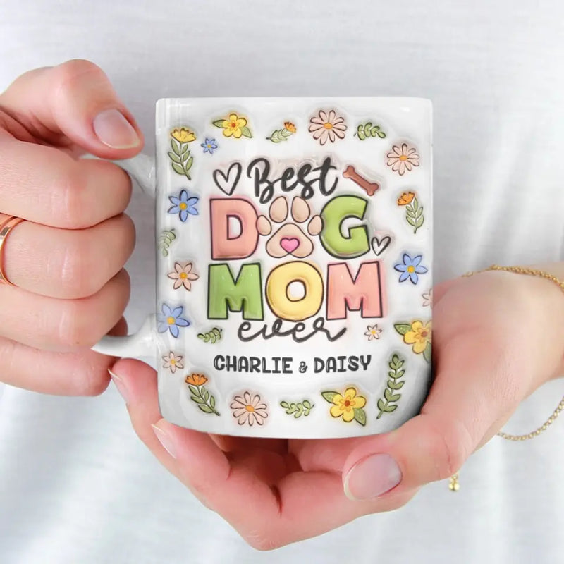Custom Name Dog Mom Gifts - Personalized Mugs