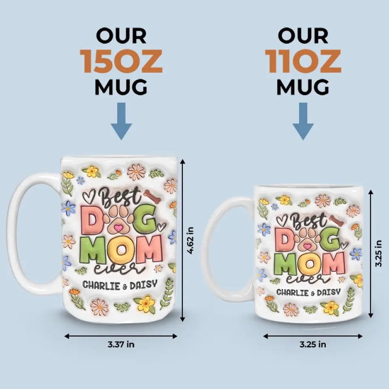 Custom Name Dog Mom Gifts - Personalized Mugs