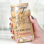 Custom Name Grandma Gifts for Grandmothers - Personalized Glass Cup