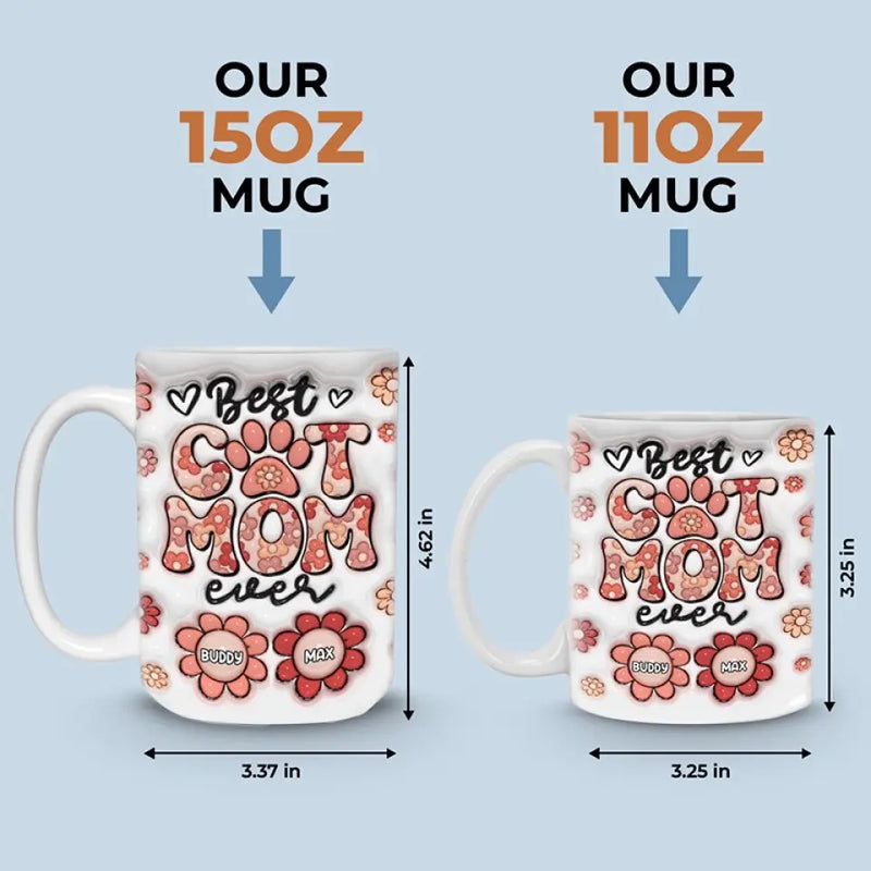 Custom Name Dog Mom Gifts - Personalized Mugs