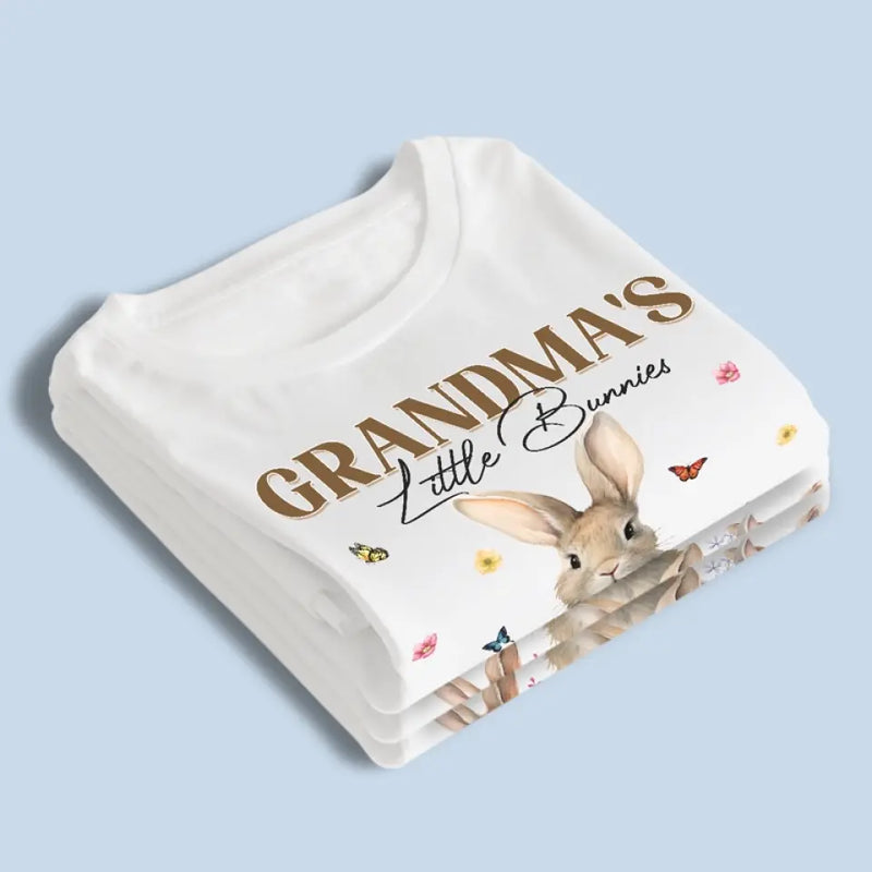 Custom Name Bunny Gifts for Grandma - Personalized Apparel