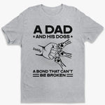 Custom Name Dad and Dog Gifts - Personalized Apparel