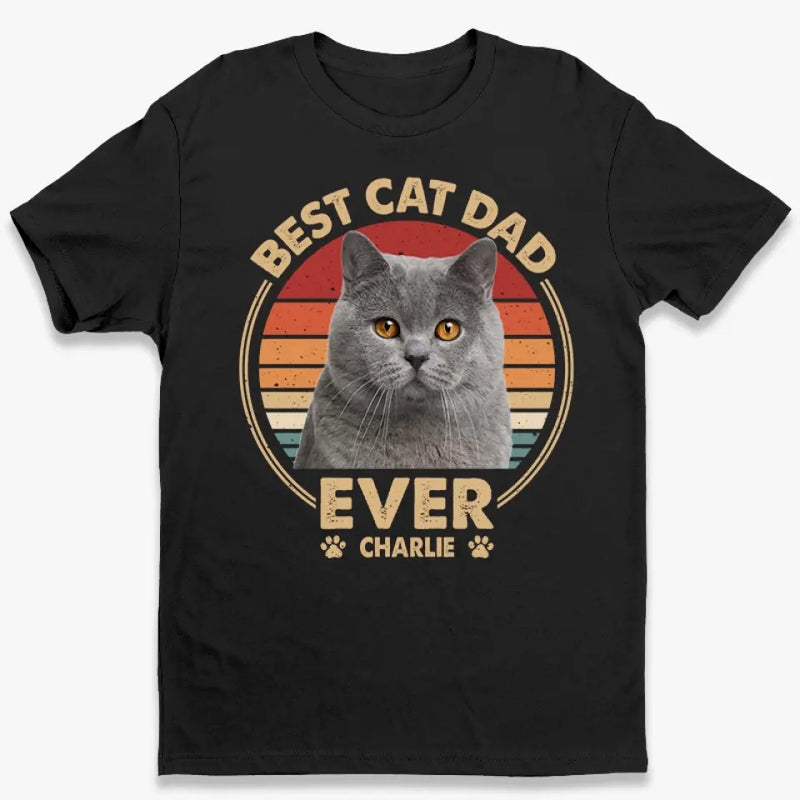 Custom Name Best Cat Dad Gifts for Cat Lovers - Personalized Apparel