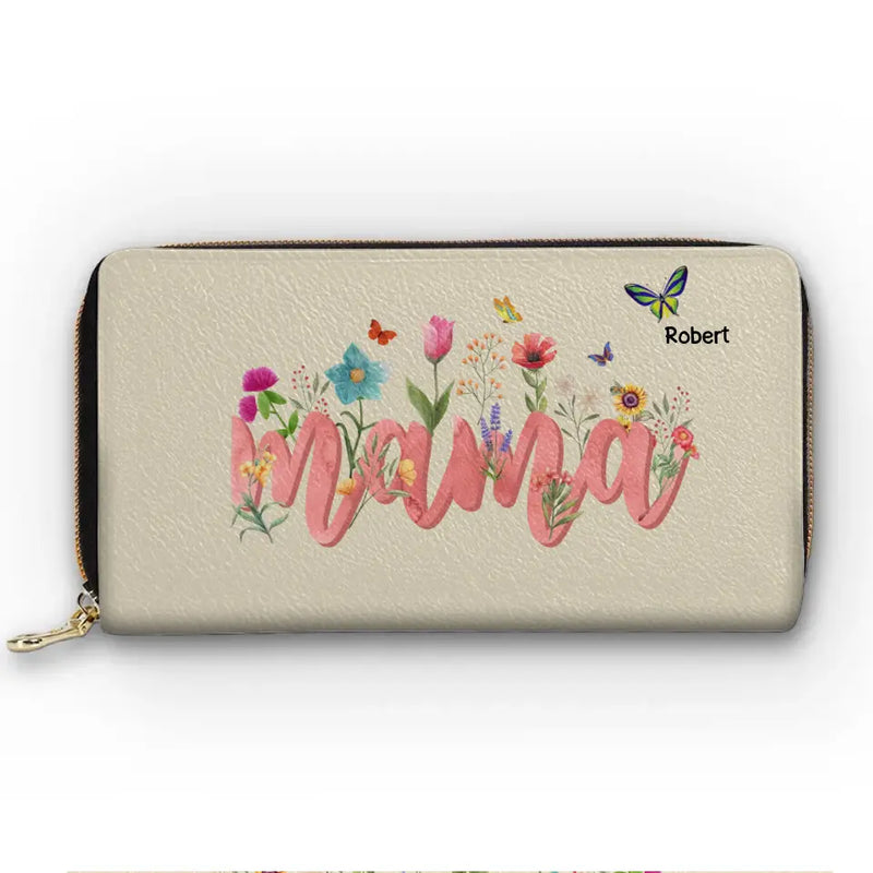 We Have The Best Mommy Ever - Family Personalized Custom Leather Long Wallet - Mother's Day, Gift For Mom, Grandma