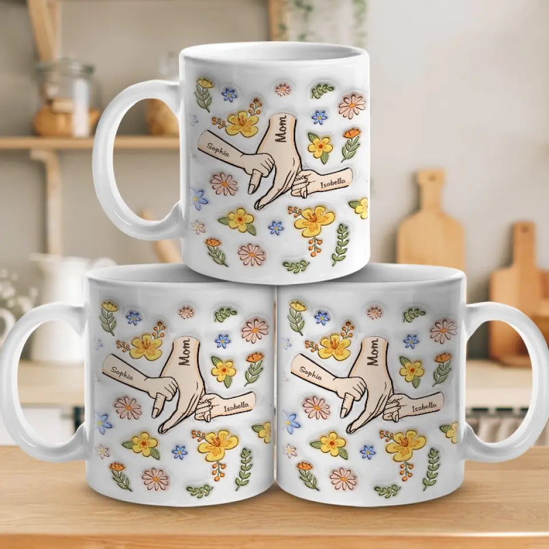 Your Love Keeps Me Warm - Family Personalized Custom 3D Inflated Effect Printed Mug - Mother's Day, Gift For Mom, Grandma