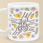 Custom Name Friendship Hand Design Gifts - Personalized Mugs