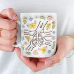 Custom Name Friendship Hand Design Gifts - Personalized Mugs