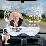 Custom Photo Memorial Angel Gifts - Personalized Car Ornament