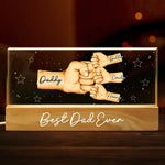 Custom Name Best Dad Gifts for Father - Personalized Acrylic Letters Night Light
