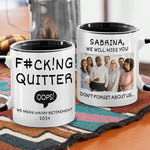 Custom Photo Retirement Gifts for Coworkers - Personalized Accent Mugs