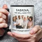 Custom Photo Retirement Gifts for Coworkers - Personalized Accent Mugs