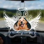 Custom Pet Photo Memorial Gifts for Dog Lovers - Personalized Car Ornament