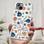 Custom Name Family Hands Floral Gifts - Personalized Phone Case