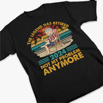 Custom Name Retirement Legend Gifts for Men - Personalized Apparel