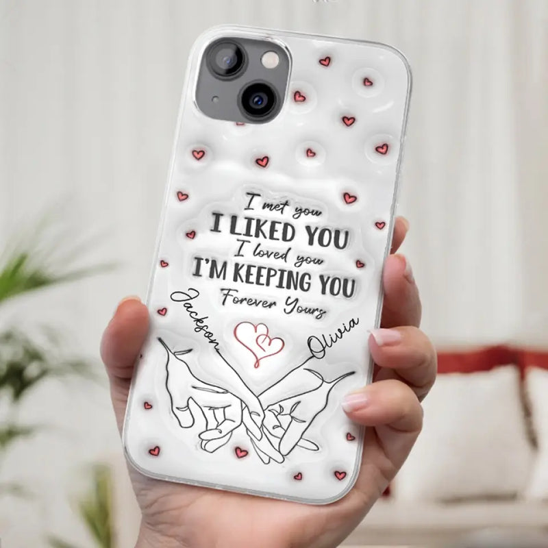 Custom Name Couple Love Gifts - Personalized Phone Case