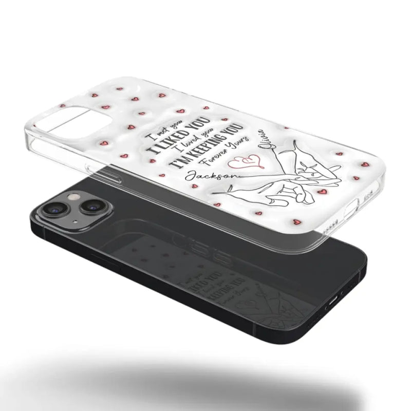 Custom Name Couple Love Gifts - Personalized Phone Case