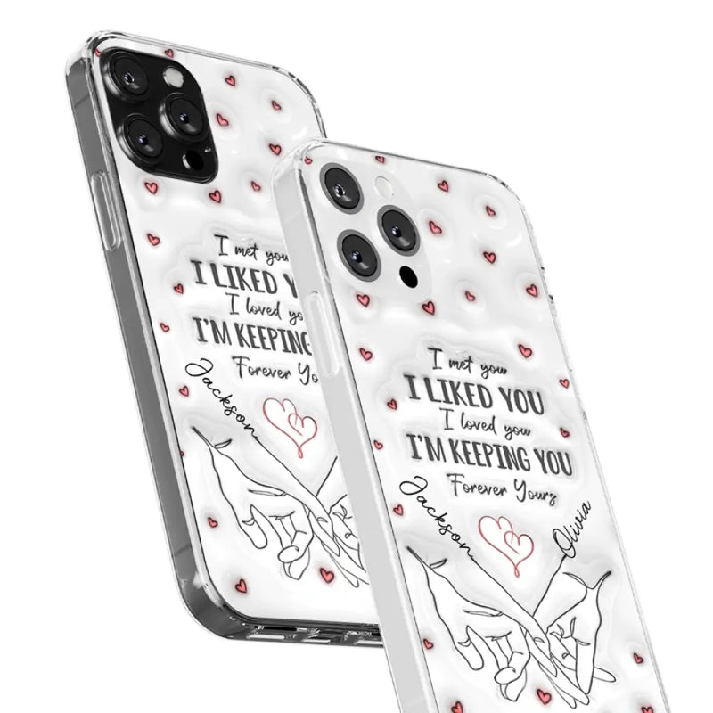Custom Name Couple Love Gifts - Personalized Phone Case