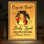 Custom Photo Graduation Gifts for High School Seniors - Personalized Frame Light Box