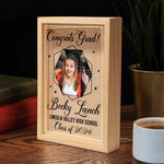 Custom Photo Graduation Gifts for High School Seniors - Personalized Frame Light Box