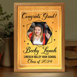 Custom Photo Graduation Gifts for High School Seniors - Personalized Frame Light Box