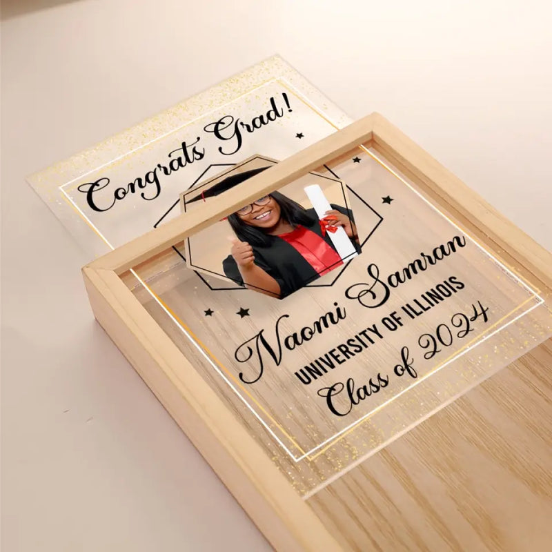 Custom Photo Graduation Gifts - Personalized Frame Light Box