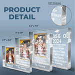 Custom Photo Graduation Gifts for High School Graduates - Personalized Shaped Acrylic Plaque